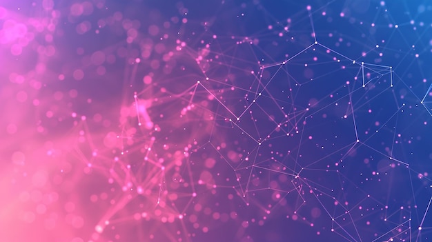 Fondo de conexión de red gradiente