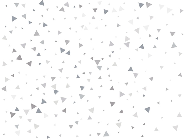 Foto fondo de confeti de brillo triangular plateado claro textura festiva blanca