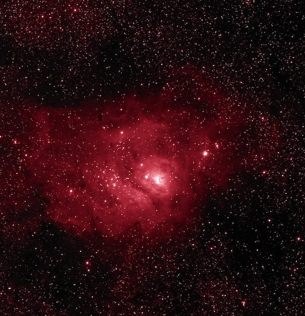 Fondo de constelación de nebulosa de laguna