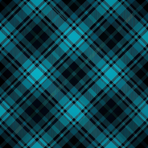 Fondo de control de tartan negro