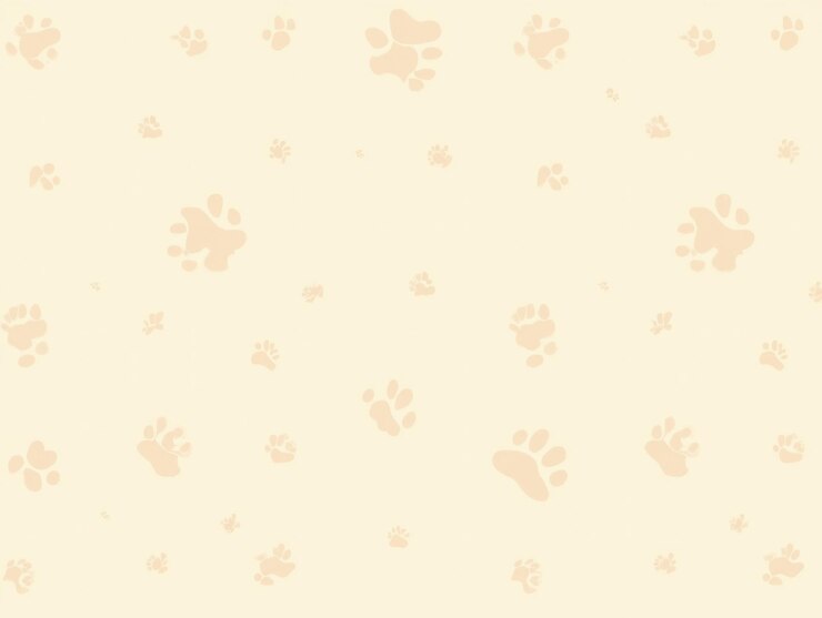 Foto fondo sin costuras de repetición de huellas de pata de perro marrón para proyectos creativos