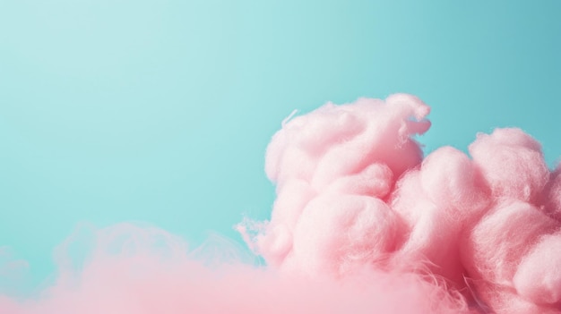 Foto fondo de cotton candy delight con espacio para copiar