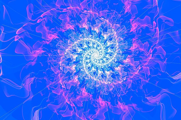 Fondo creativo con sol abstracto potente y brillante, imagen decorativa para publicidad o diseños