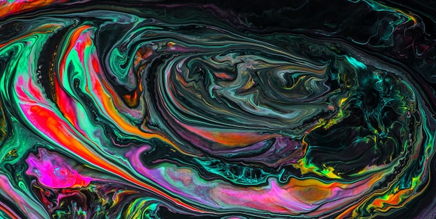 fondo creativo de textura marmoleada colorida con ondas abstractas, estilo de arte líquido pintado con aceite