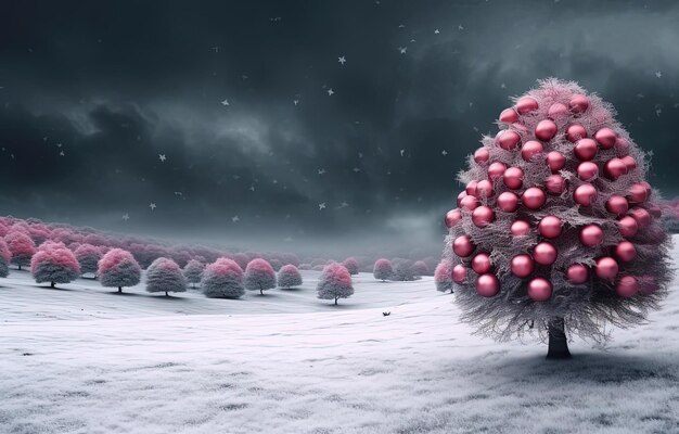 fondo de crepúsculo de navidad
