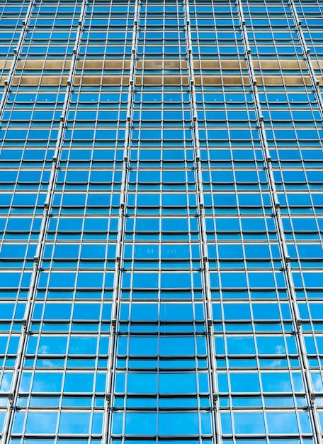 Fondo de cristal moderno del edificio de oficinas del detalle del detalle, concepto de la artchitecture