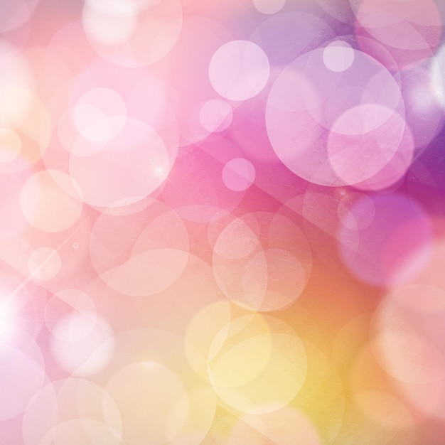 Fondo cuadrado de bokeh rosa para celebraciones publicitarias de carteles y varios trabajos de diseño