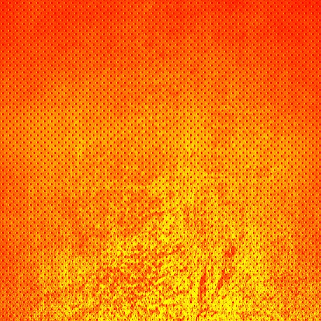 Fondo cuadrado de diseño de estilo grunge rojo y naranja