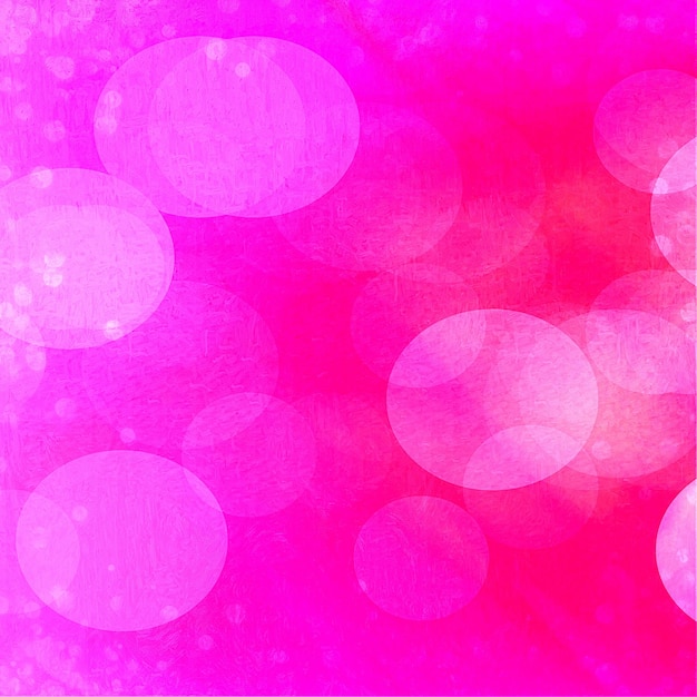 Fondo cuadrado rosa bokeh para fiestas navideñas y celebraciones de año nuevo