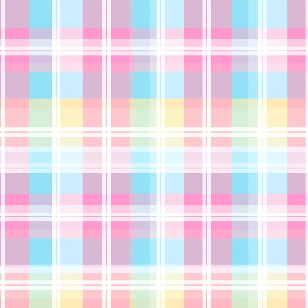 un fondo a cuadros rosa, azul y verde con un patrón de cuadrados