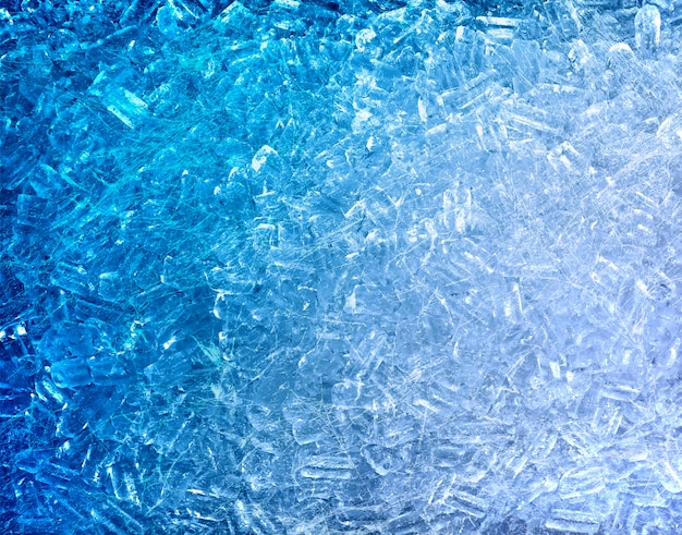 Fondo de cubitos de hielo azul