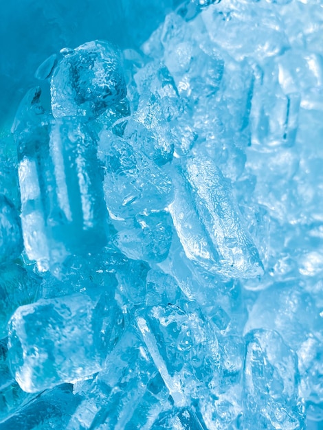 Fondo de cubitos de hielo textura o fondo de cubitos de hielo Me hace sentir fresco y bien