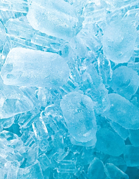 Fondo de cubitos de hielo textura o fondo de cubitos de hielo Me hace sentir fresco y bien