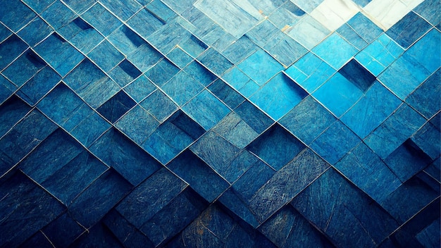 Fondo de cubo moderno azul