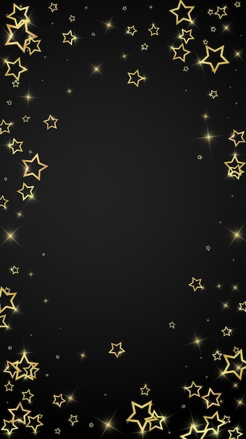 Fondo de cuento de hadas de la noche estrellada