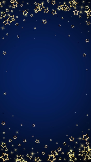 Fondo de cuento de hadas de la noche estrellada