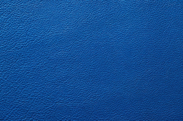 Fondo de cuero azul textura de piel natural de cerca