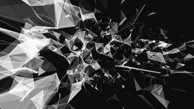 Foto fondo d gridcyber tecnología ai tech alambre red futurista estructura metálica inteligencia artificial