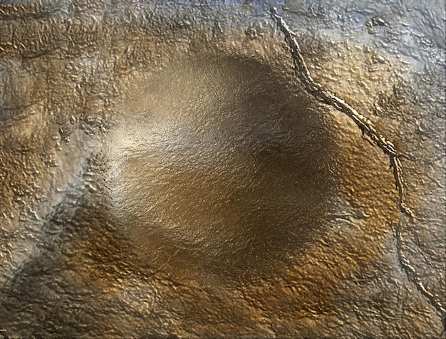 Fondo de roca dorada mit metallischer Textur