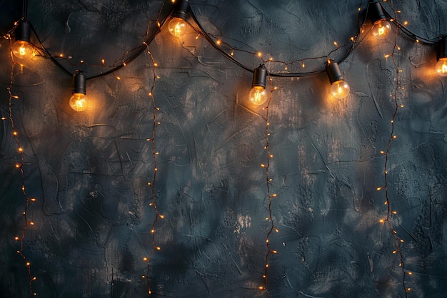 Un fondo de decoración de la escena de iluminación