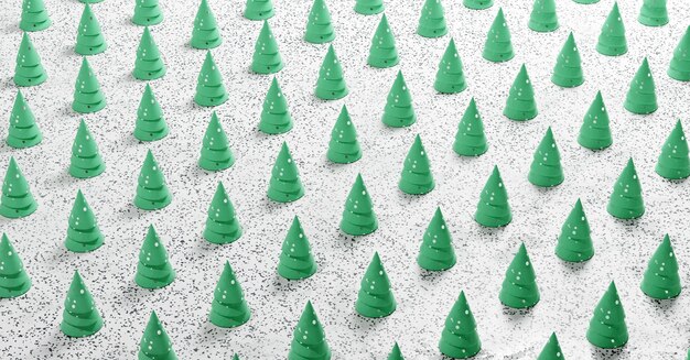 Fondo de decoración moderna de árbol de navidad