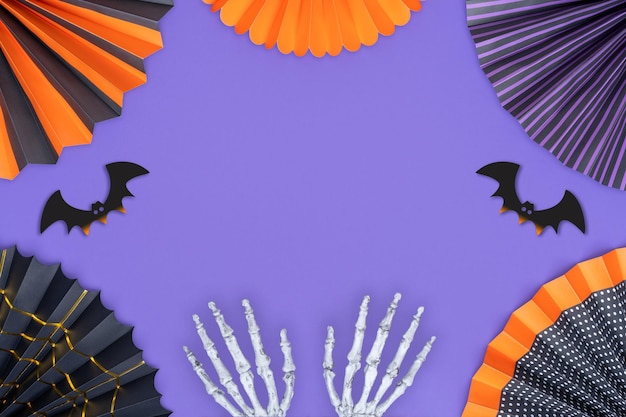 Fondo de decoraciones de Halloween