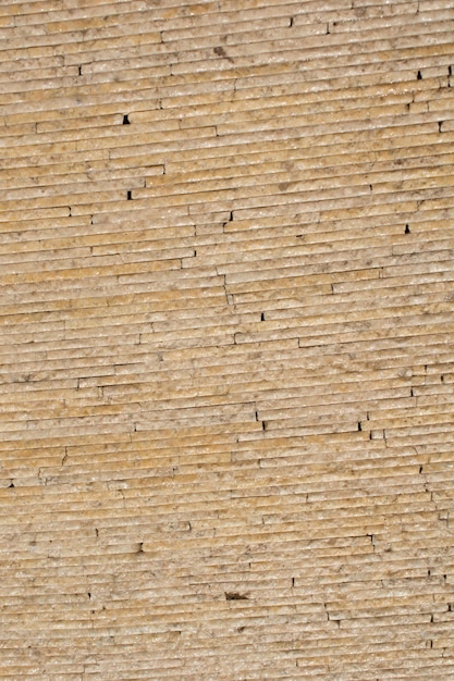 Fondo decorativo construido con pequeñas piedras.