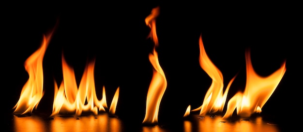 Foto fondo decorativo de llamas de fuego