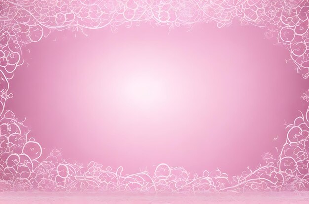 Fondo decorativo rosado pastel con corazones horizontales blancos