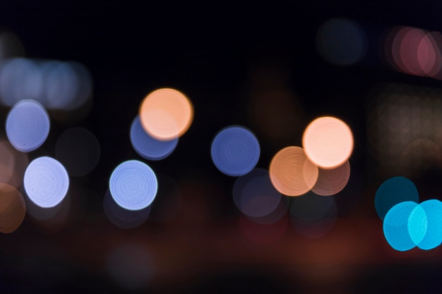 Foto fondo defocused coloridas luces de bokeh