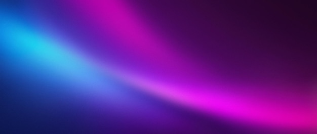 Fondo de degradado de color azul rosa púrpura oscuro flujo de color de neón borroso efecto de textura granulada diseño de banner futurista