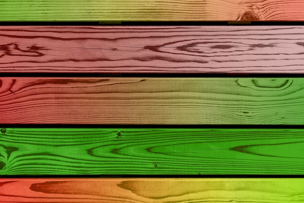 Fondo degradado de color. tablones de madera horizontales