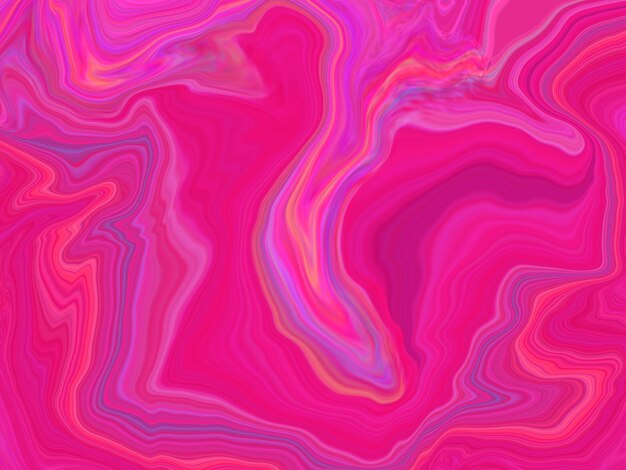 Fondo Degradado Líquido Abstracto Arte Acrílico Magenta Rosa