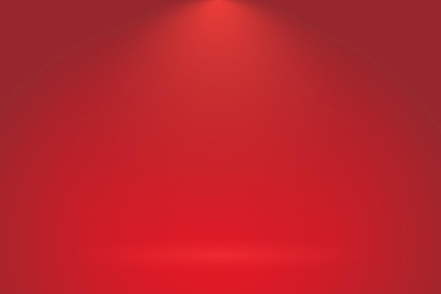 Fondo degradado rojo etapa vacía producto presentación maqueta concepto de fondo abstracto representación 3d