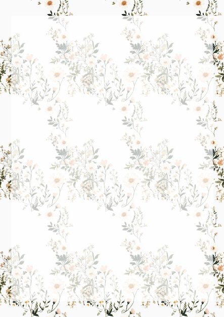 Fondo con un delicado patrón floral