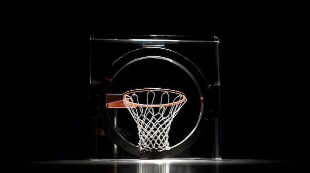 Fondo de deporte de baloncesto Ilustración AI GenerativexA