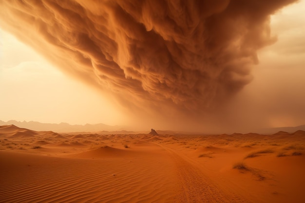 fondo de desierto y polvo