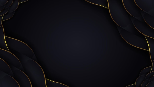 Fondo con detalle dorado de lujo