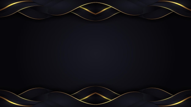 Fondo con detalle dorado de lujo