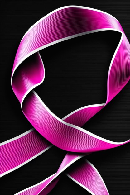 Foto fondo del día del cáncer de cinta rosa