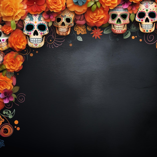 Fondo del día de los muertos 