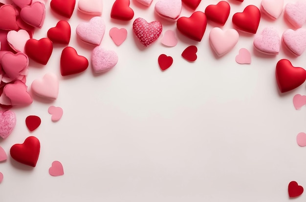 Foto fondo del día de san valentín con corazón