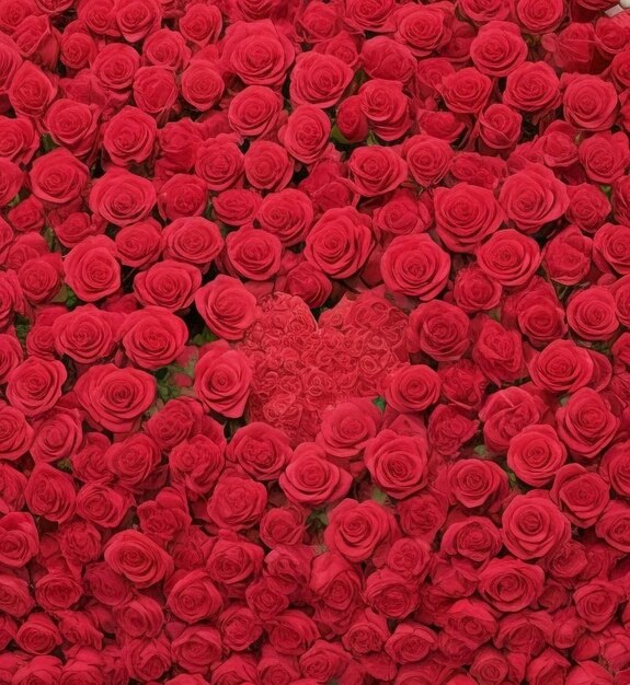 Fondo del día de San Valentín con rosas