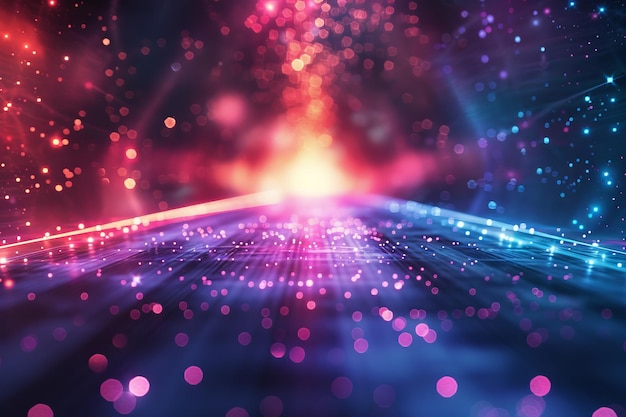 Un fondo de diapositivas para mostrar contenido digital y creativo
