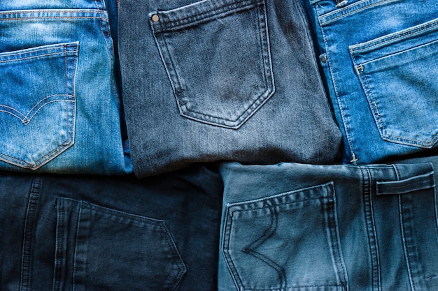 Fondo de diferentes jeans