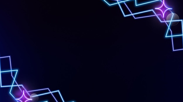Fondo digital futurista de tecnología abstracta azul oscuro 34