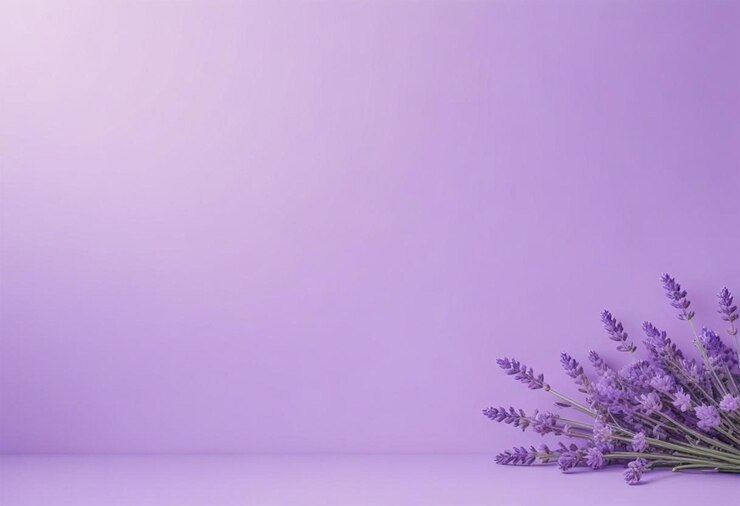 El fondo digital de lavanda con gradiente sereno