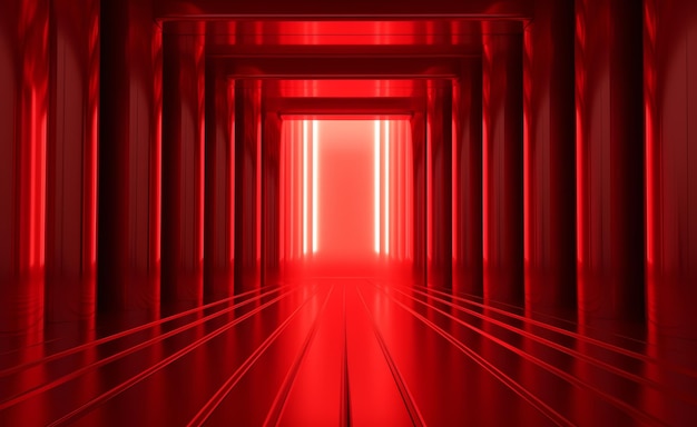 Fondo dinámico de luz roja