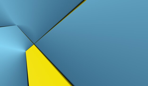 Fondo dinámico de tarjeta moderna azul amarillo