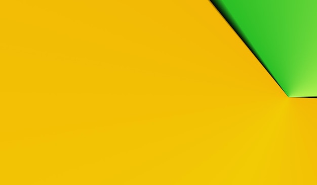 Fondo dinámico de tarjeta moderna verde amarillo